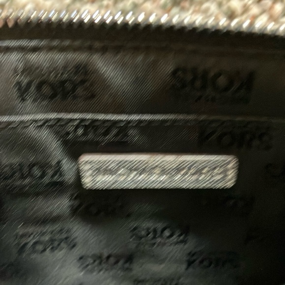 NWOT Michael Kors Gray and Silver Logo Wristlet